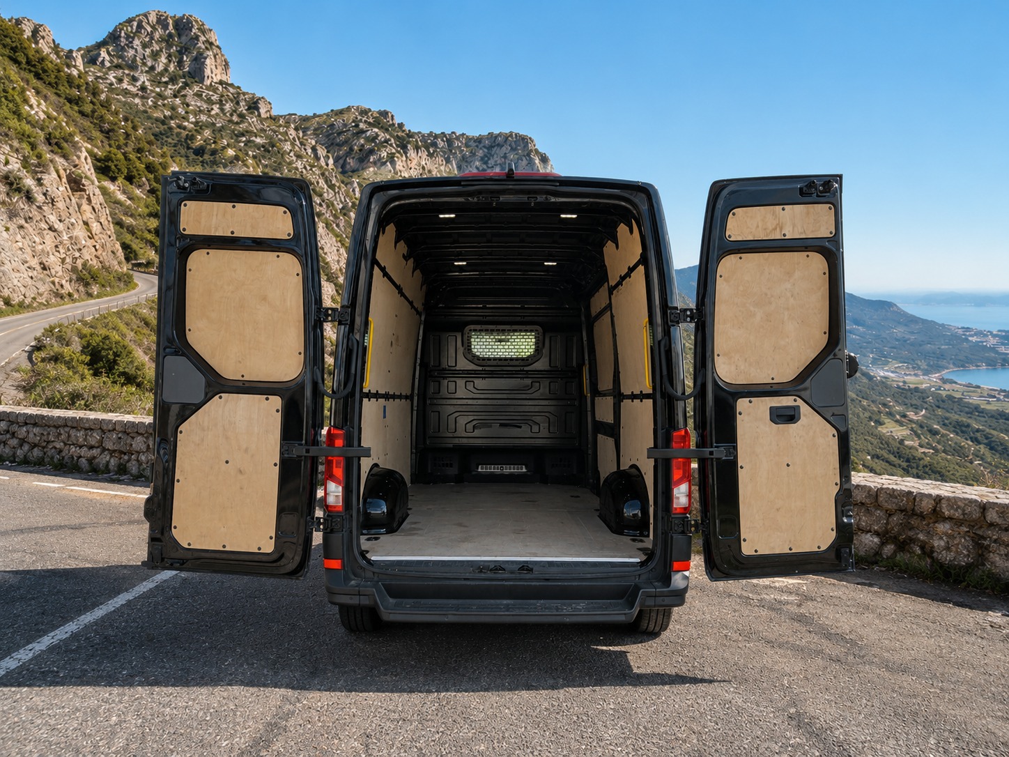 Rear loading access